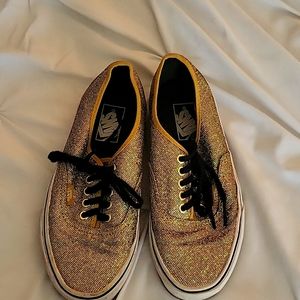 GUC VANS Gold Glitter ✨